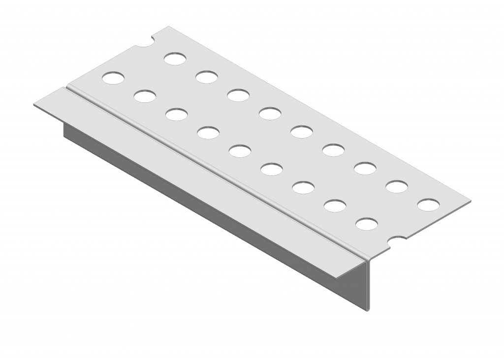 Scuretto perimetrale L10 x 14 x 32 x 0,5 x 3000